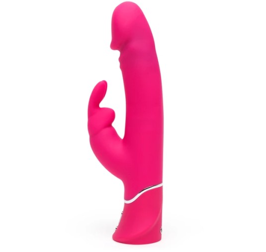 Wibrator - Happy Rabbit Realistic Dual Density Rabbit Vibrator Pink